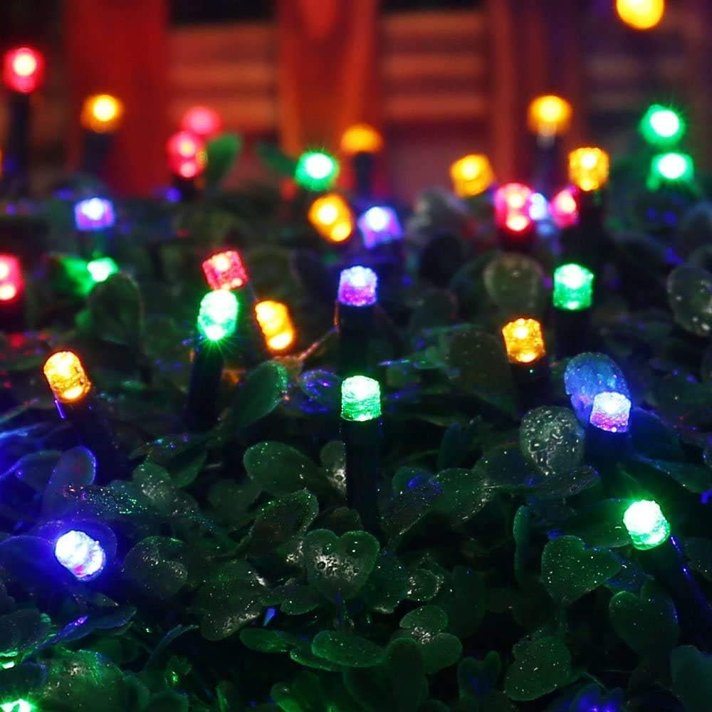 82 Ft Christmas String Lights - 200 LED Multi-Color (8 Modes)