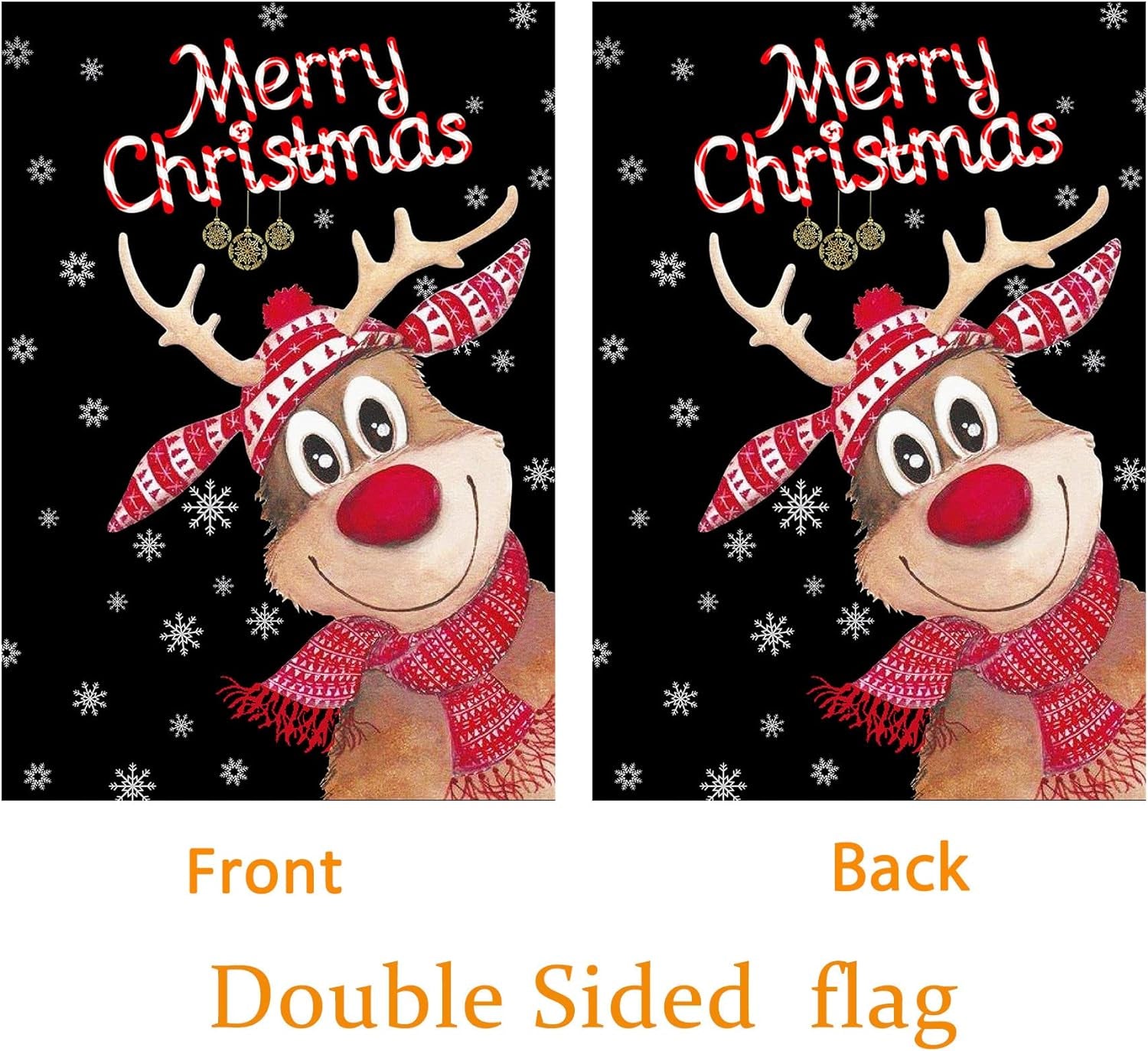 Reindeer Garden Flag