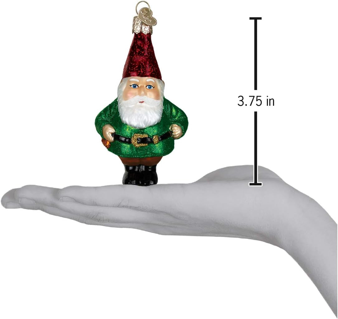 Gnome Glass Blown Ornament