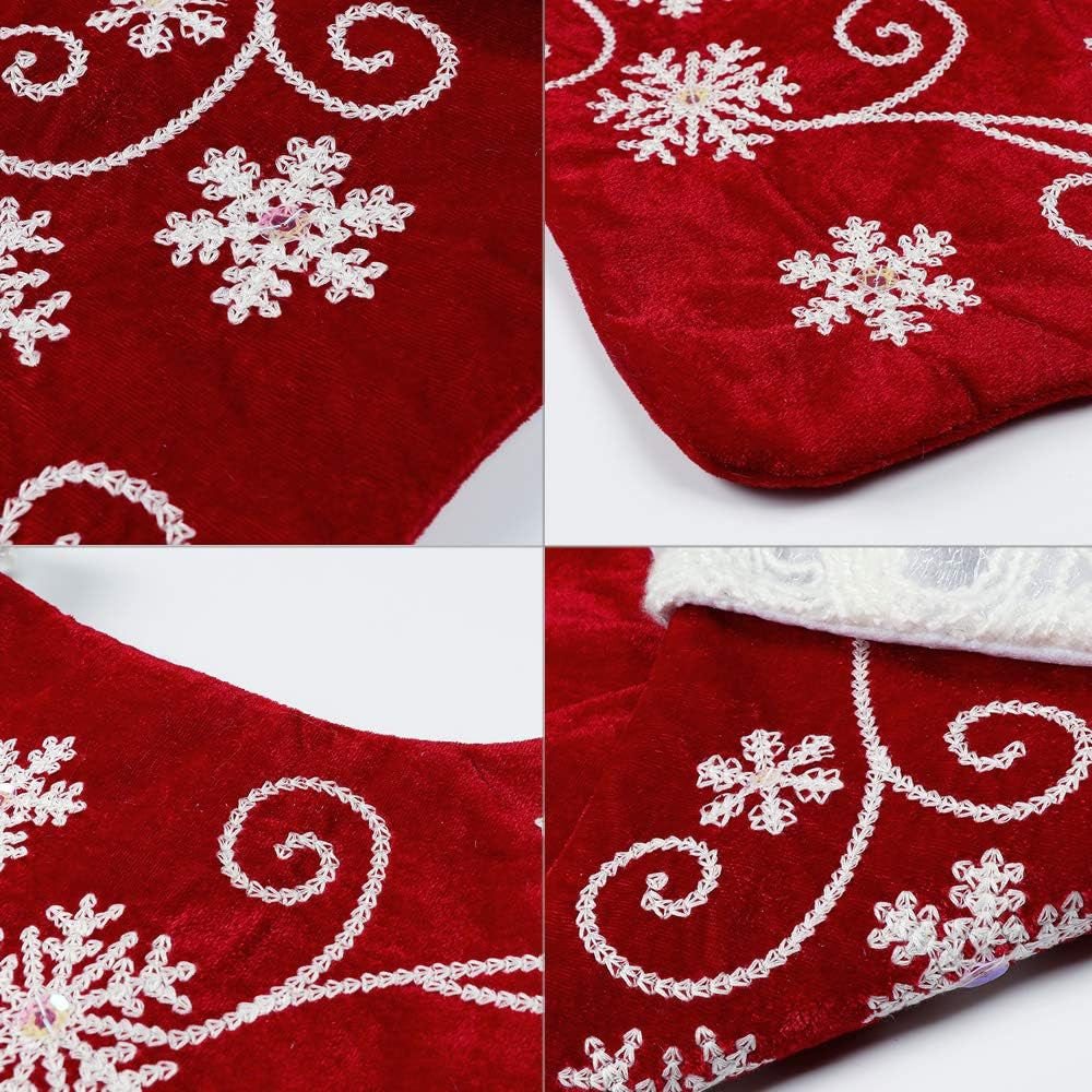 Velete Christmas Stocking -Red