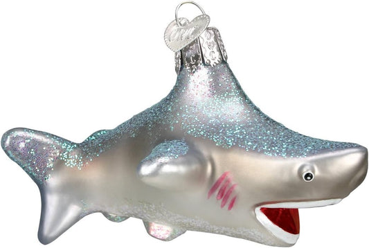 Shark Glass Blown Ornament