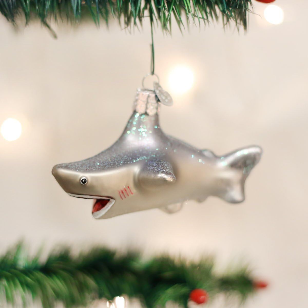 Shark Glass Blown Ornament