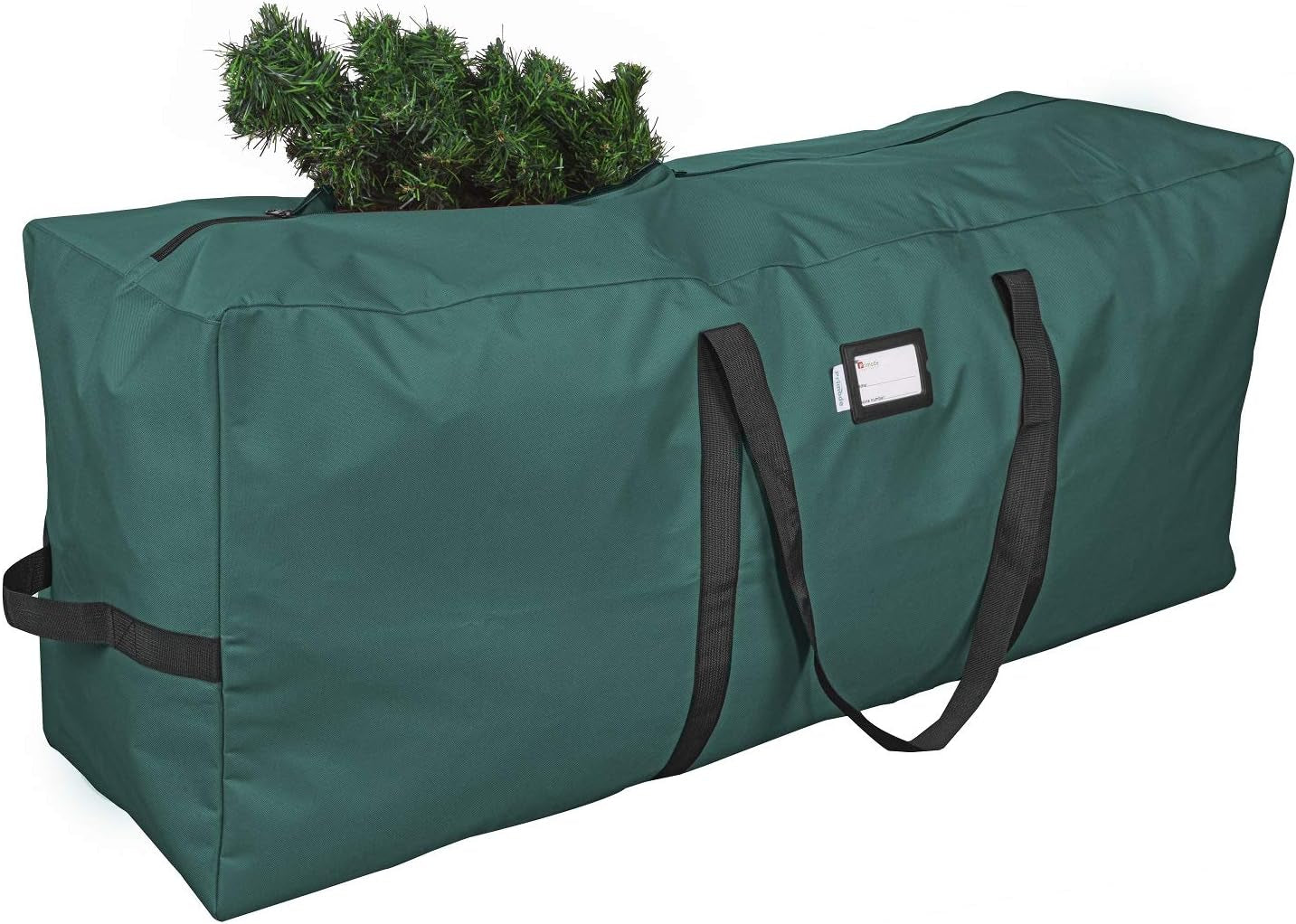 Large Christmas Tree Storage Bag - Fits up to 9 Ft. Tall Disassembled Tree (Green)