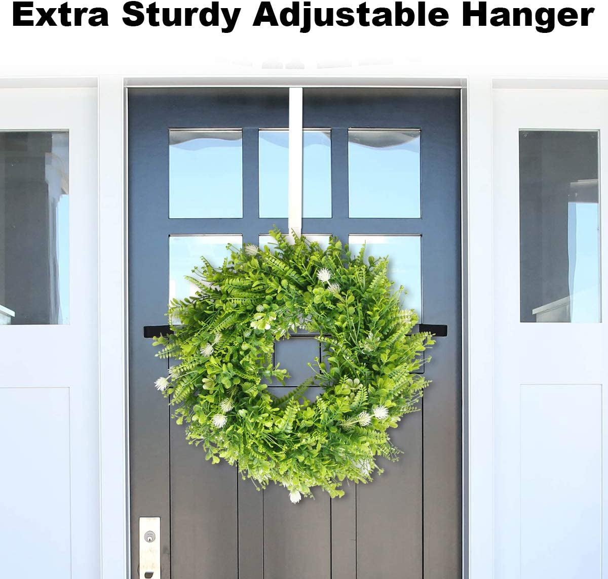 15" Wreath Hanger , White